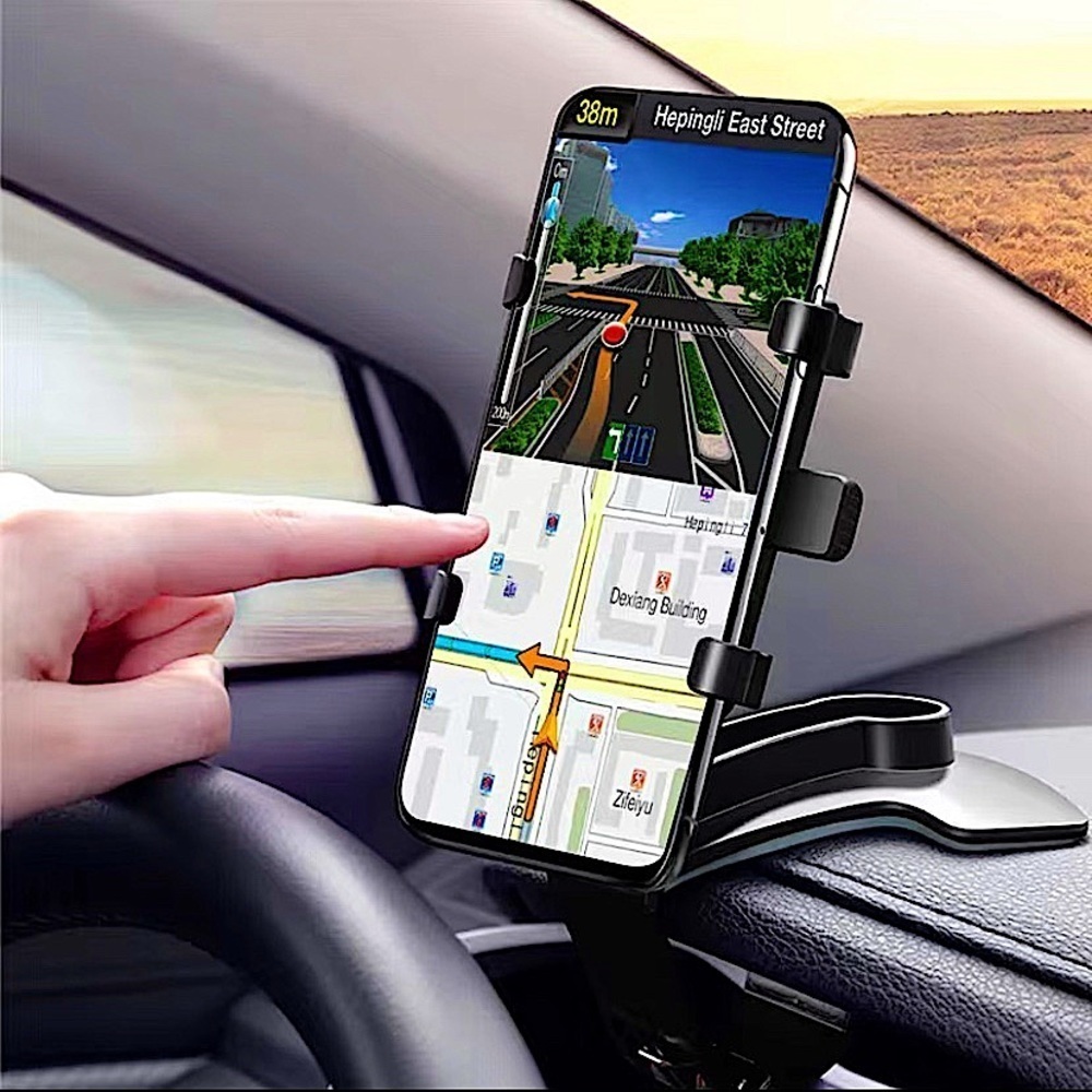 Mobile iPhone and Android Phones Vehicle Instrument Panel Bracket Grip Holder.